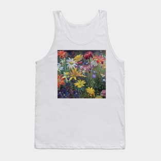 color mix of  flowers Tank Top